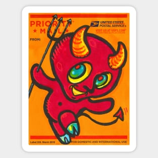 Dancing Devil slap Sticker